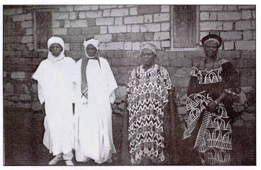 Fon of Bum with recently enthroned Chief of Jul, Ardo Bobo and Ardo Sarli of Bum